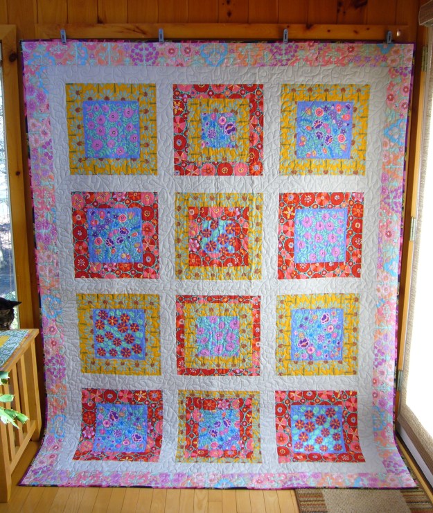 Finished Bouquet Quilt