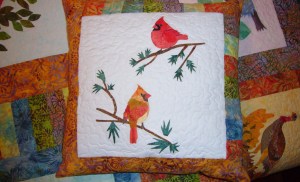cardinal pillow